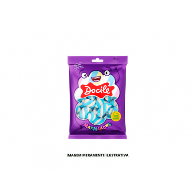 MAXMALLOWS TWIST AZUL BRANCO DOCILE 250G
